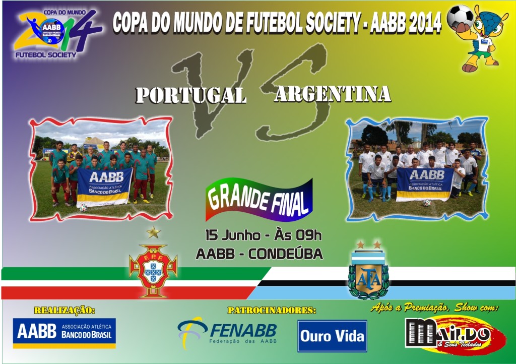 CARTAZ FINAL COPA 2014 SOCIETY