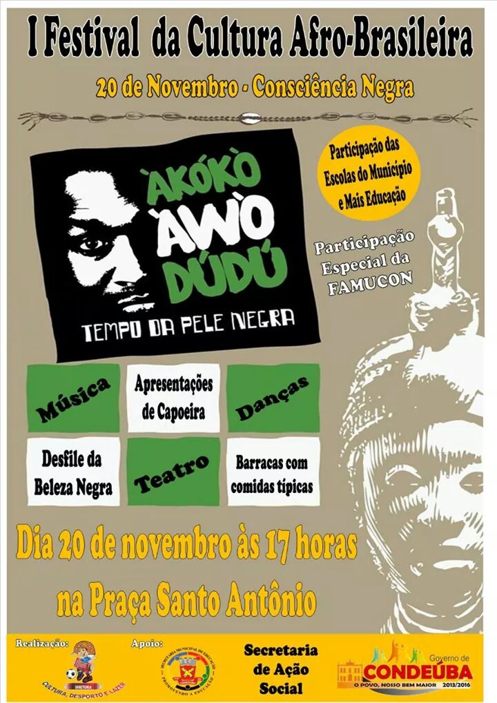 I Festival da Cultura Afro-brasileira Condeuba
