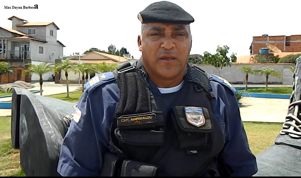 Comandante da Guarda Municipal de Licínio de Almeida Marivaldo Rosa Carvalho